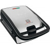 Tefal Gaufrier Croque Monsieur Snack Collection Noir Inox 700W SW853D12