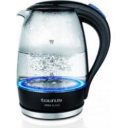Taurus Bouilloire taurus 2200W 1,7l v erseuse verre ss fil CDP-AROAGLASS