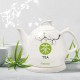 Bestron bouilloire céramique asia lounge dtp800a 0,8 l blanc thé Oui