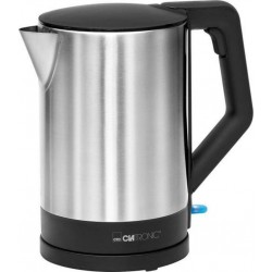 Clatronic Bouilloire clatronic 1,5l wks 3692 (noir-acier inoxydable)