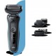 Braun séries&nbsp;5 50-m1850s - rasoir électrique homme - 3 lames flexibles - systeme easy clean - batterie li-ion- etanche ZMAGCA641