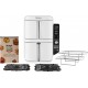 Ninja Friteuse sans huile Double STACK XL 9.5L SL400EUWH