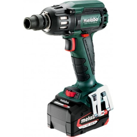 Metabo Clé à chocs sans fil SSW 18 LTX 400 BL metaBOX 145 18V 2x4Ah Li-Ion + ASC 55