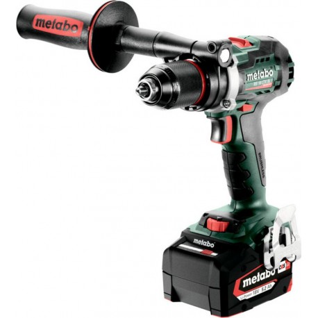 Metabo Perceuse sans fil BS 18 LTX BL I valise plastique 18V 2x5.2Ah Li-Ion + ASC 55