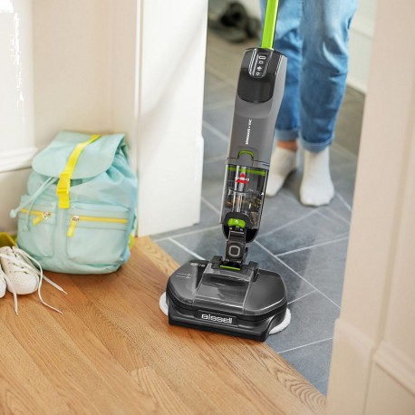 Bissell Cireuse parquet SpinWave + Vac Pet Select - Serpillère é