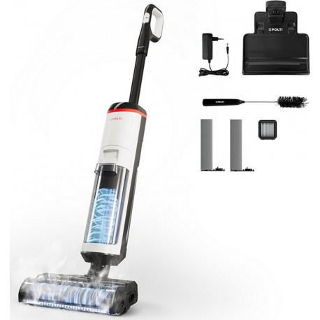 Polti Aspirateur laveur RollySteam WD30C sans fil avec fonction vapeur