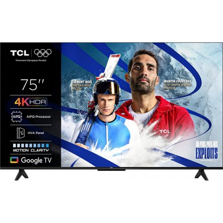 TCL TV LED 75P69K 2025-75 pouces (189cm)