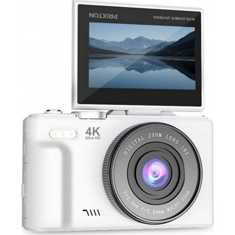 Prixton Caméra Caméra Digitale XPLORER WiFi Blanc