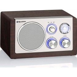 Roadstar Radio FM HRA1245NWD Radio Portable Vintage FM