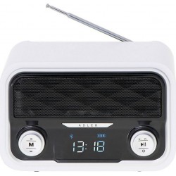Adler Radio FM AD1185 Radio Bluetooth, FM, MP3, USB