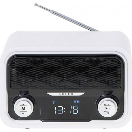 Adler Radio FM AD1185 Radio Bluetooth, FM, MP3, USB