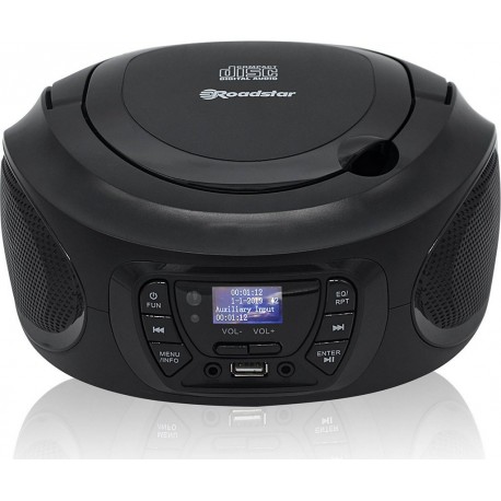 Roadstar Radio CD CDR-375D+/BK Radio Portable DAB/DAB+/FM