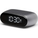Lexon Réveil Minut ultra-compact Rechargeable Gris