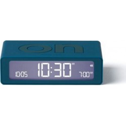 Lexon Réveil Flip Mini de Voyage Rechargeable Bleu