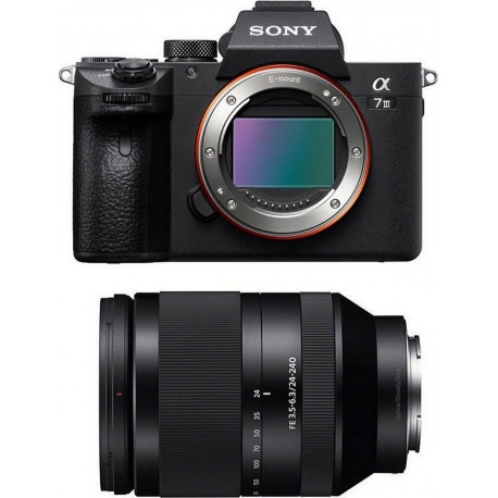 SONY Appareil photo Hybride ALPHA 7 III + SEL FE 24-240 mm f/3.5-6.3