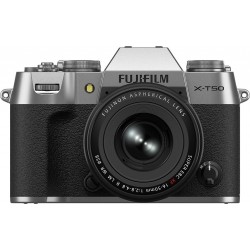 Fujifilm Appareil photo Hybride Kit X-T50 Silver + XF16-50 WWI