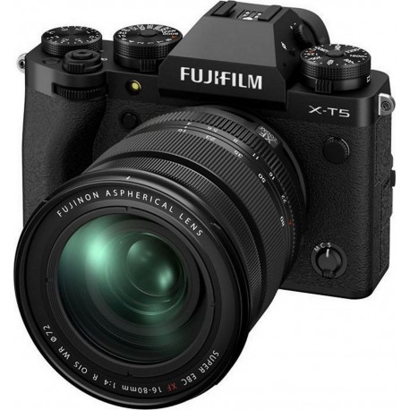Fujifilm Appareil photo Hybride X-T5 NOIR + Objectif Fujinon XF 16-80 f/4 WR