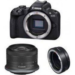 Canon Appareil photo Hybride EOS R50 + RF-S 18-45mm F4.5-6.3 IS STM