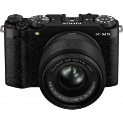 Fujifilm Appareil photo Hybride Kit X-M5 Noir + XC15-45mm