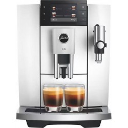 JURA Expresso Broyeur E8 Piano White (ED)